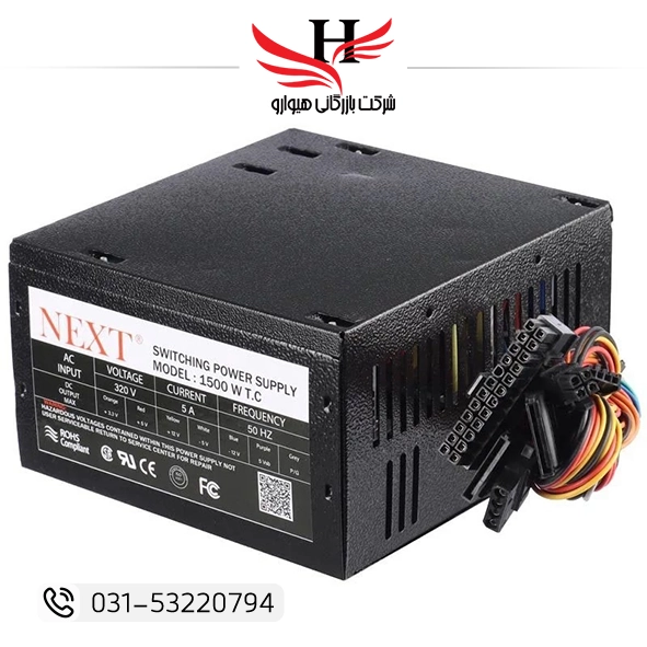 پاور کیس استوک NEXT مدل 1800W.T.C-230W | پاور و کیس اقتصادی مناسب سیستمهای اداری و فروشگاهی | خرید از هیوارو